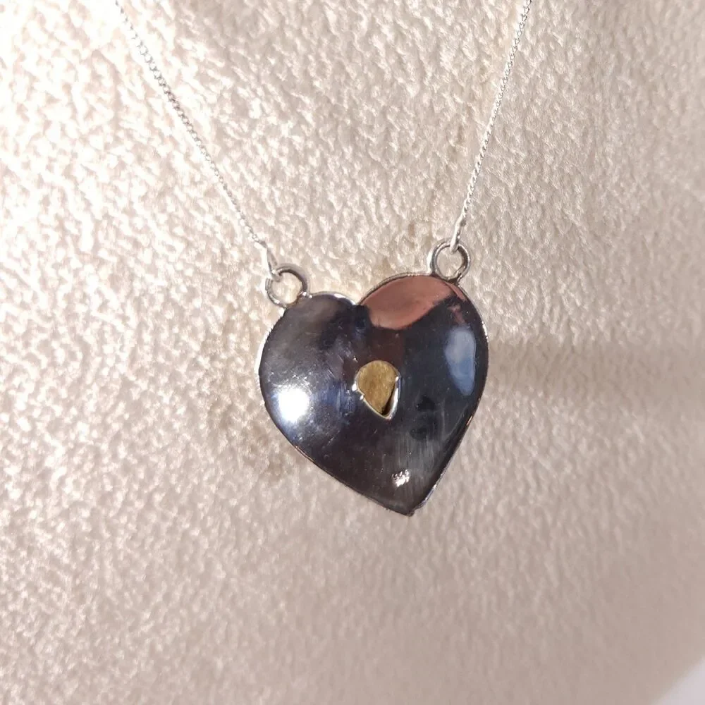 Brazilian Citrine Necklace Sterling Silver